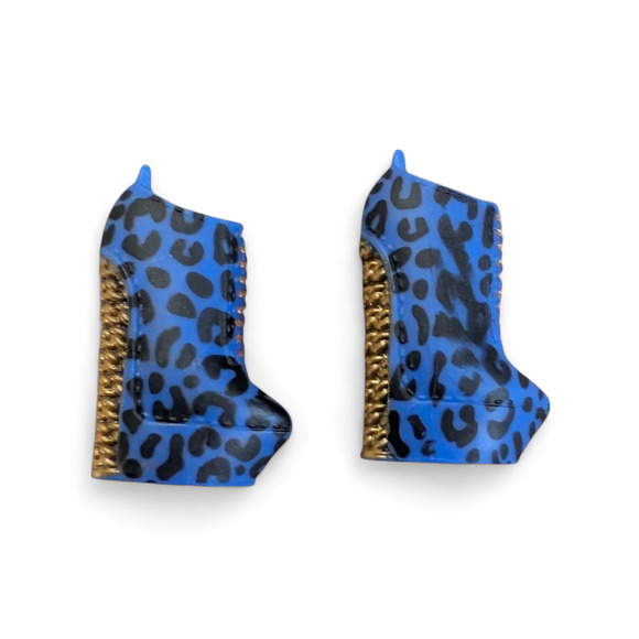 LOL Surprise Doll OMG Ferocious Remix The Super Sonix Blue Booties Wedge Heels - Picture 1 of 6